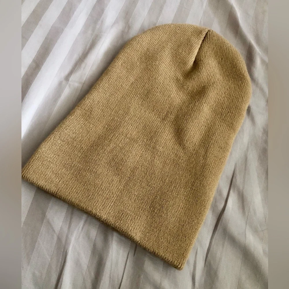 Beige Beanie hat